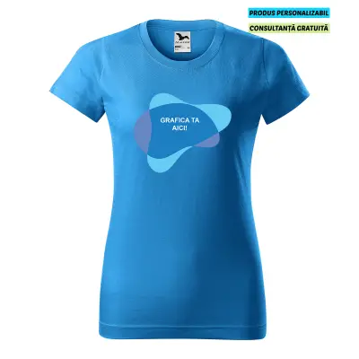 Malfini Tricou Basic Dama Snorkel Blue Personalizat