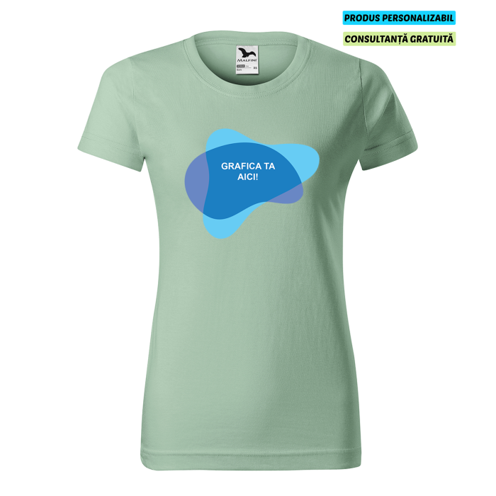 Malfini Tricou Basic Dama Sage Personalizat