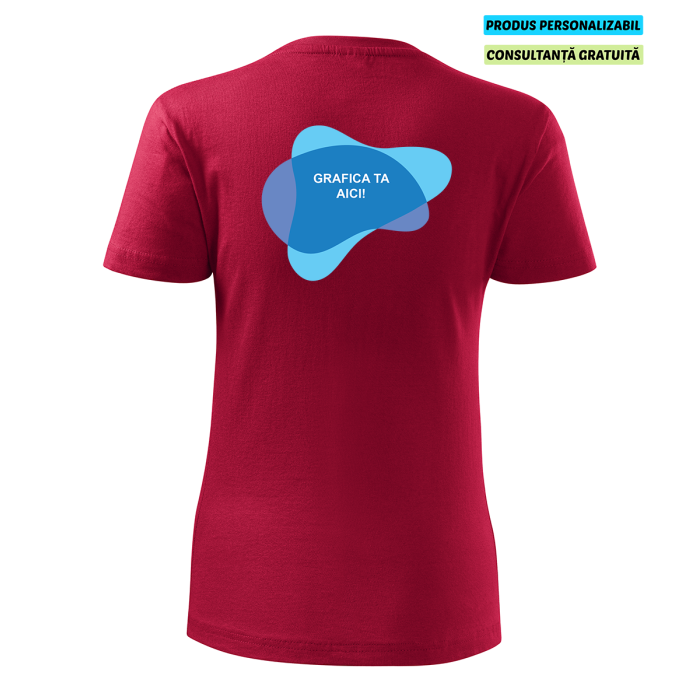 Malfini Tricou Basic Dama Rosu Marlboro Personalizat