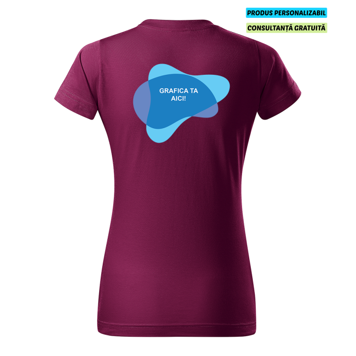 Malfini Tricou Basic Dama Rododendron Personalizat