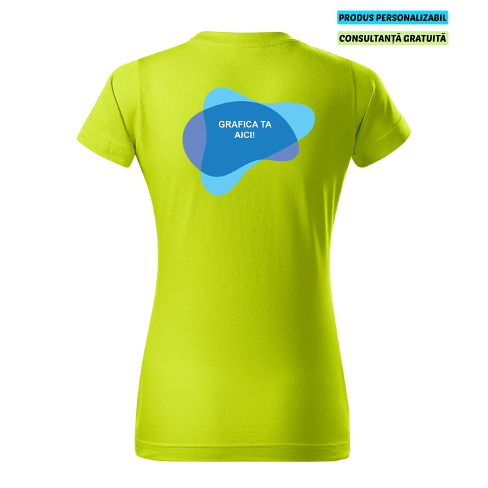Malfini Tricou Basic Dama Lime Personalizat