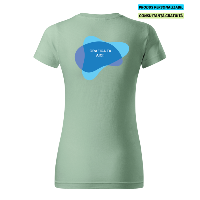 Malfini Tricou Basic Dama Sage Personalizat