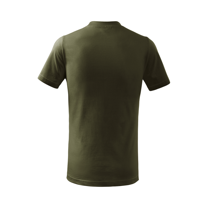 Malfini Tricou Basic Copii Verde militar Regular