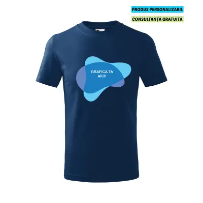 Malfini Tricou Basic Copii Midnight Blue Personalizat