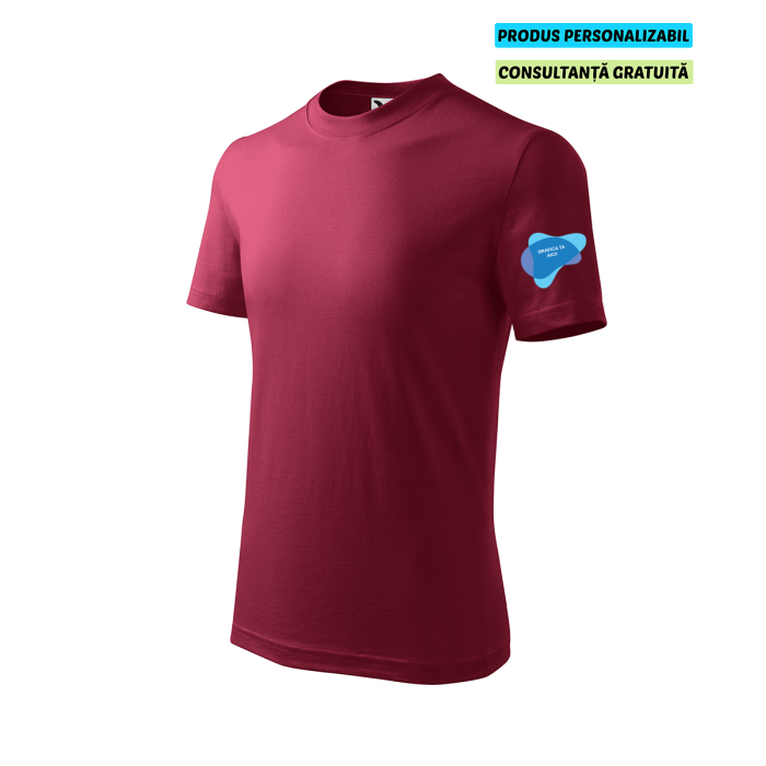 Malfini Tricou Basic Copii Garnet Personalizat