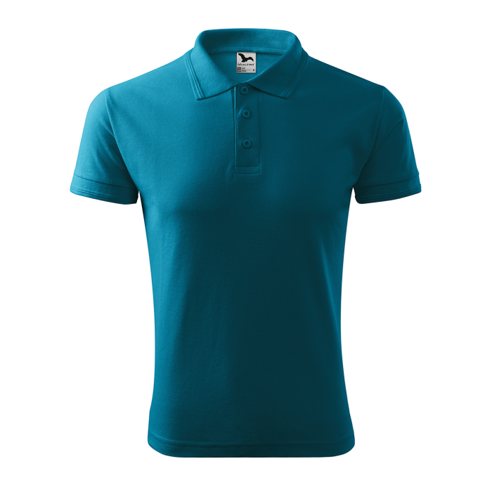 Malfini Tricou Polo Barbat Turcoaz inchis Regular