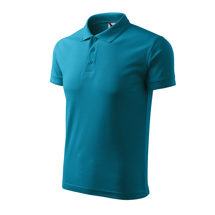 Malfini Tricou Polo Barbat Turcoaz inchis Regular