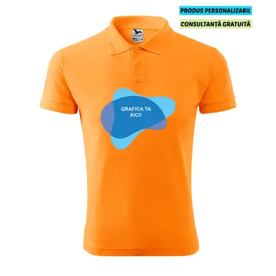 Malfini Tricou Polo Barbat Tangerine Orange Personalizat