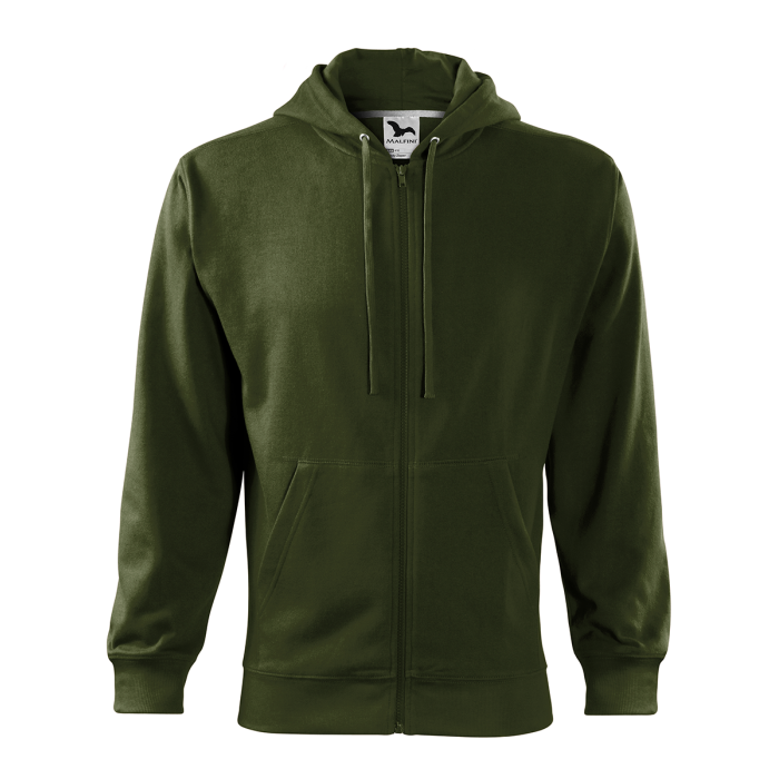 Malfini Hanorac Trendy Zipper Barbat Verde militar Regular Malfini Hanorac Trendy Zipper Barbat Verde militar Regular