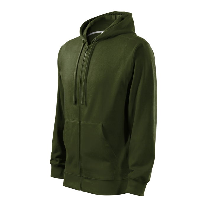 Malfini Hanorac Trendy Zipper Barbat Verde militar Regular Malfini Hanorac Trendy Zipper Barbat Verde militar Regular