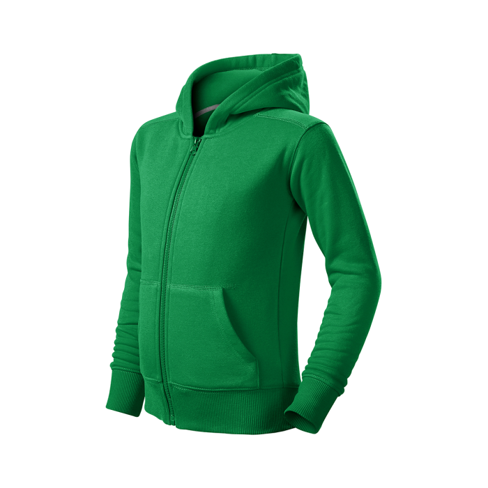 Malfini Hanorac cu fermoar Copii Verde Regular Malfini Hanorac cu fermoar Copii Verde Regular