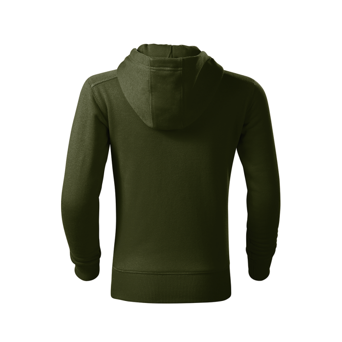 Malfini Hanorac cu fermoar Copii Verde militar Regular Malfini Hanorac cu fermoar Copii Verde militar Regular