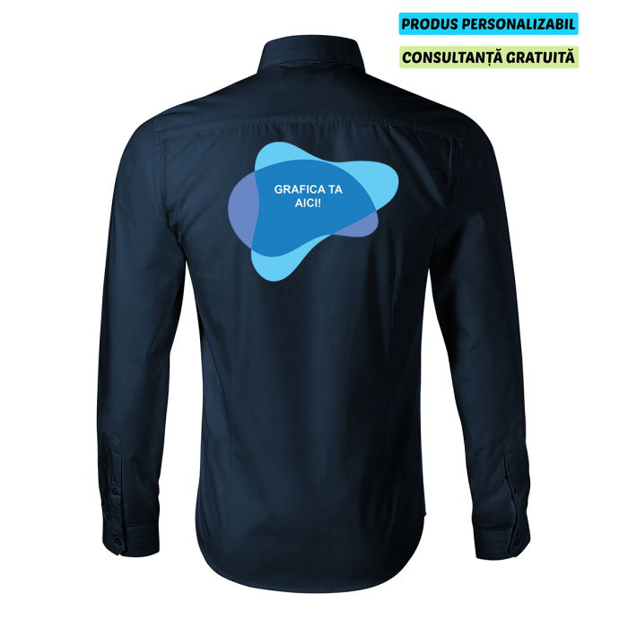 Malfini Camasa Dynamic Barbat Albastru marin Personalizat