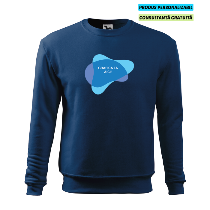 Malfini Bluza Essential Barbat Midnight Blue Personalizat