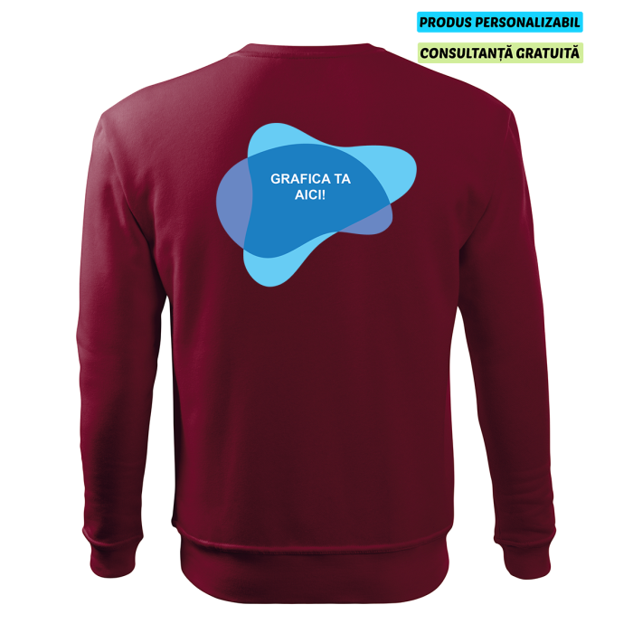 Malfini Bluza Essential Barbat Garnet Personalizat