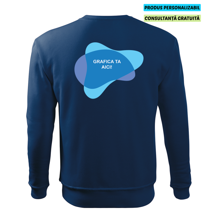 Malfini Bluza Essential Barbat Midnight Blue Personalizat