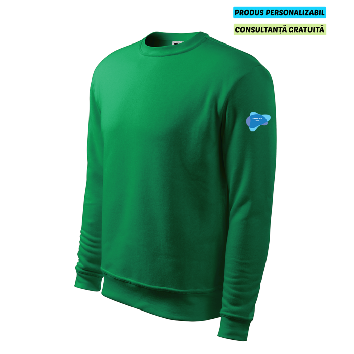 Malfini Bluza Essential Barbat Verde Personalizat