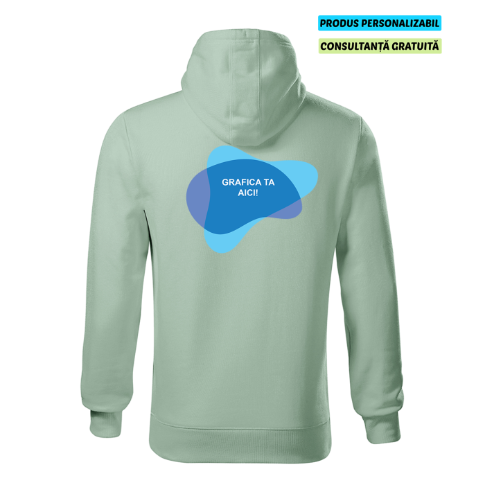 Malfini Hanorac Basic Barbat Sage Personalizat