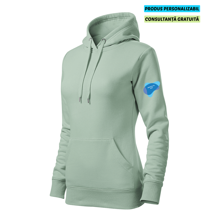 Malfini Hanorac Basic Dama Sage Personalizat