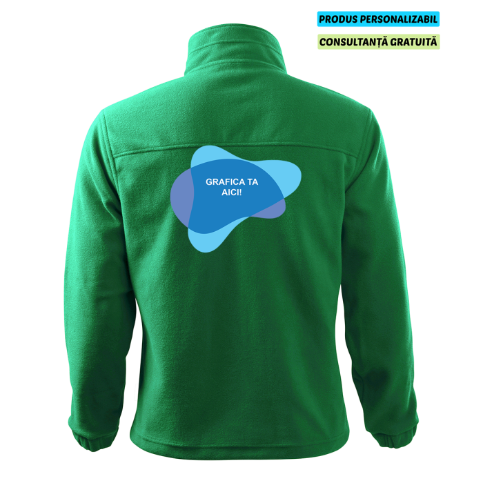 Rimeck Jacheta Fleece Barbat Verde Personalizat