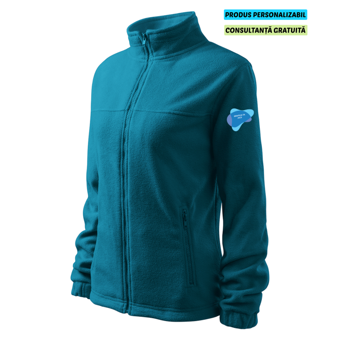 Rimeck Jacheta Fleece Dama Albastru petrol Personalizat
