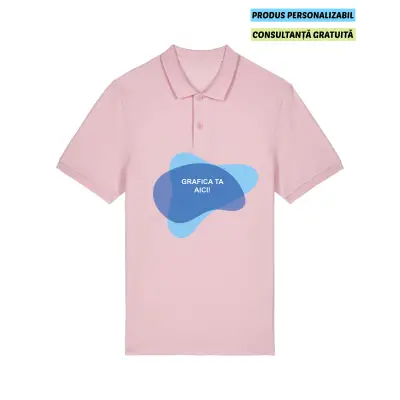 Tricou Polo Barbat Coaster Cotton Pink Personalizat
