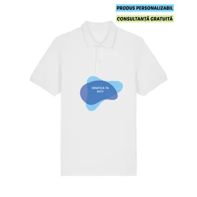 Tricou Polo Barbat Coaster Alb Personalizat
