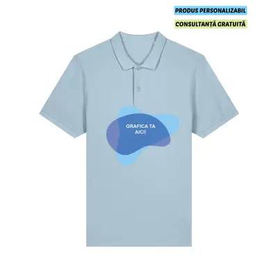Tricou Polo Barbat Coaster Sky blue Personalizat