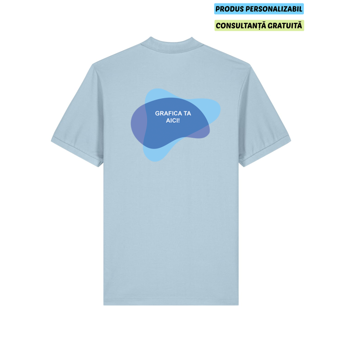 Tricou Polo Barbat Coaster Sky blue Personalizat
