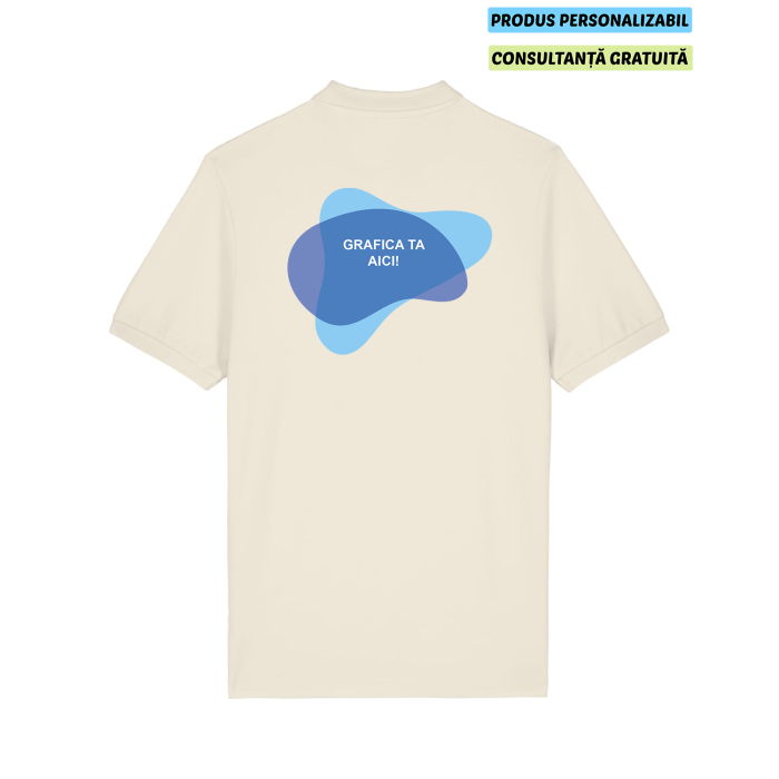 Tricou Polo Barbat Coaster Natural Raw Personalizat