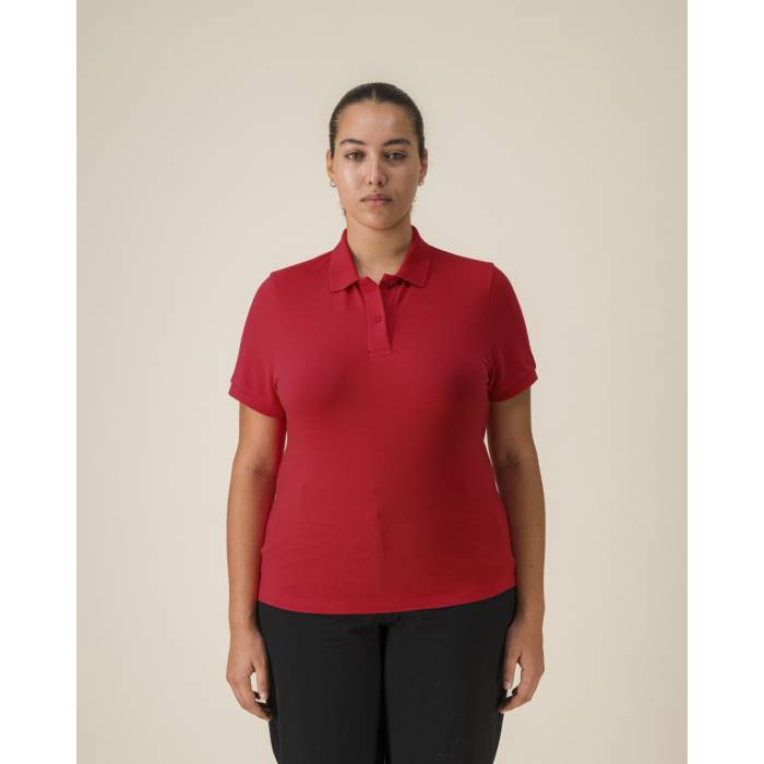 Tricou Polo Dama Coaster Rosu Personalizat