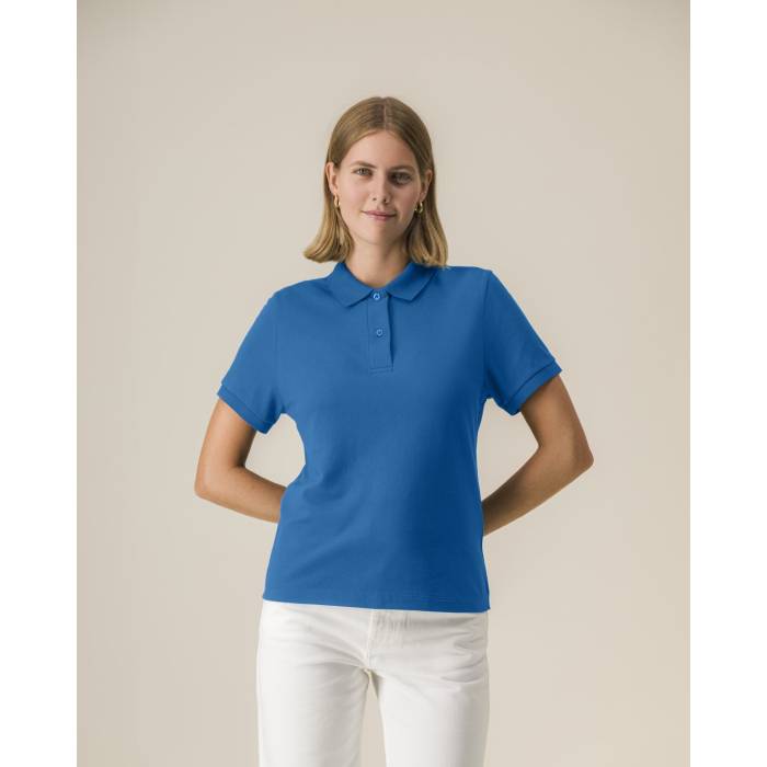 Tricou Polo Dama Coaster Royal Blue Personalizat