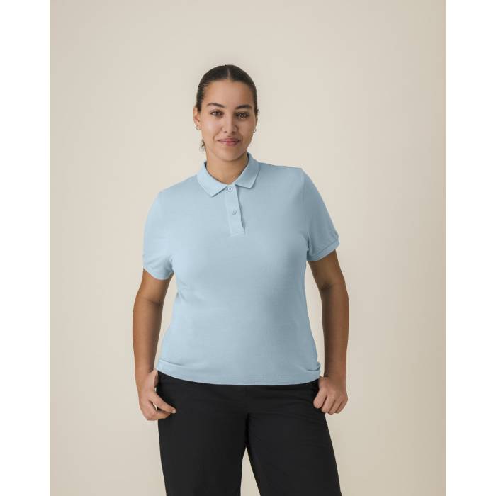 Tricou Polo Dama Coaster Sky blue Personalizat