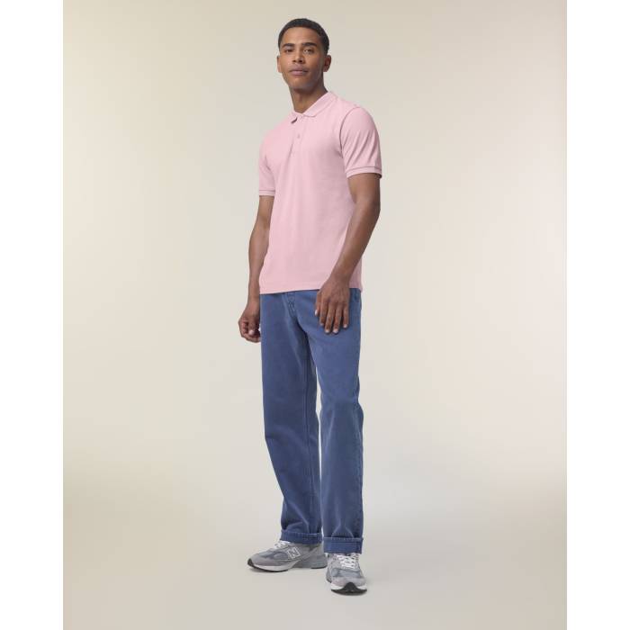 Tricou Polo Barbat Coaster Cotton Pink Cala