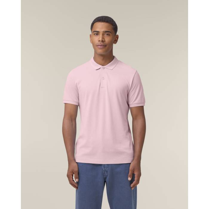 Tricou Polo Barbat Coaster Cotton Pink Cala