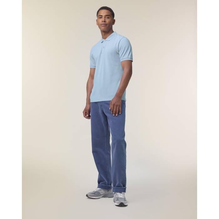 Tricou Polo Barbat Coaster Sky blue Personalizat