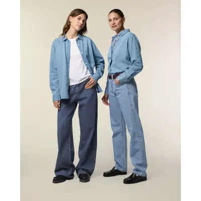 Camasa Dama Denim Light Wash Cala