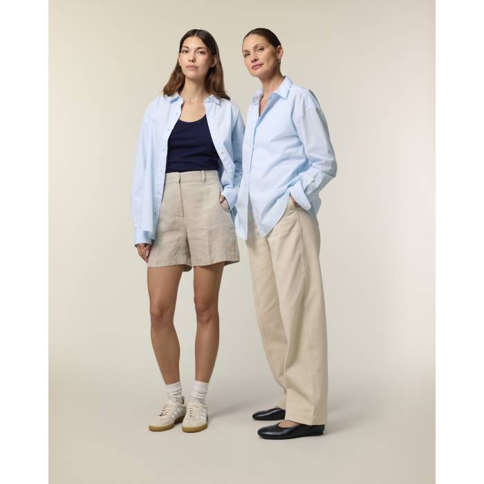 Camasa Dama Styler Summer Blue Personalizata