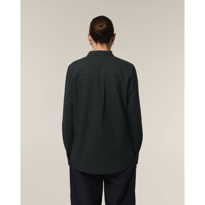 Camasa Dama Oxford Negru Personalizata