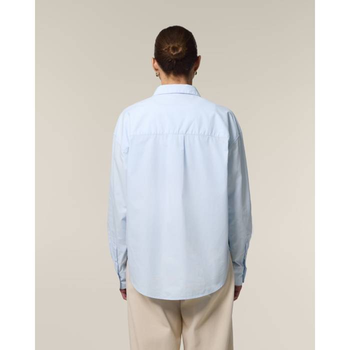 Camasa Dama Styler Summer Blue Personalizata