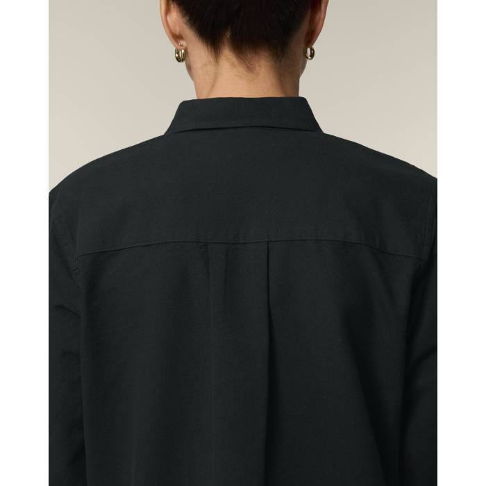 Camasa Dama Oxford Negru Personalizata