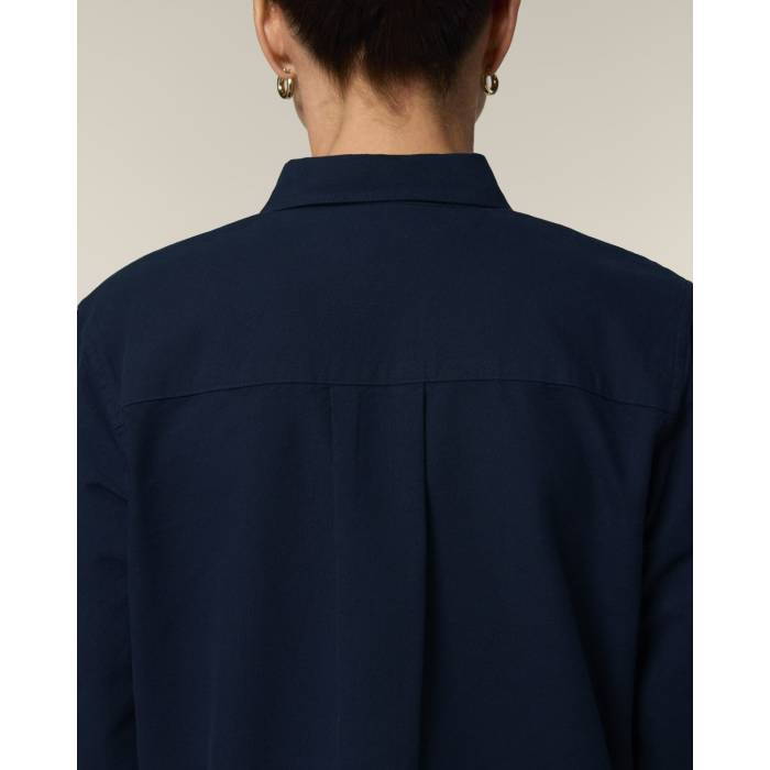 Camasa Dama Oxford French Navy Cala