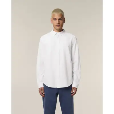 Camasa Barbat Oxford Alb Cala