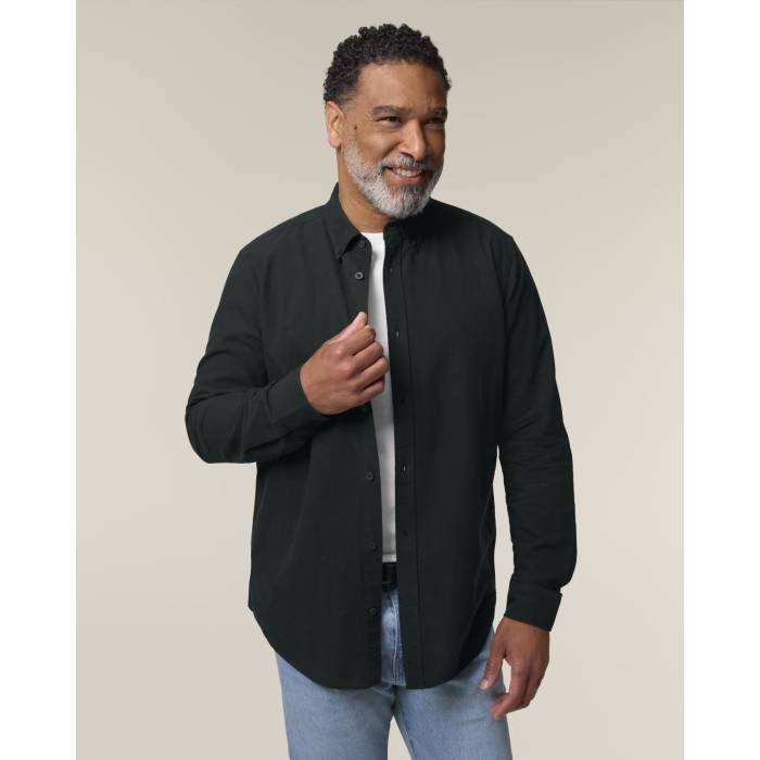 Camasa Barbat Oxford Negru Personalizata