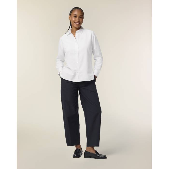 Camasa Dama Oxford Alb Cala