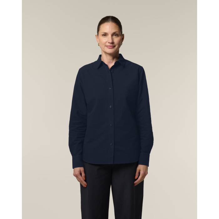 Camasa Dama Oxford French Navy Cala