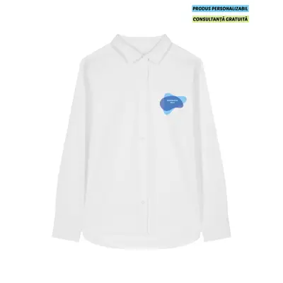 Camasa Dama Oxford Alb Personalizata