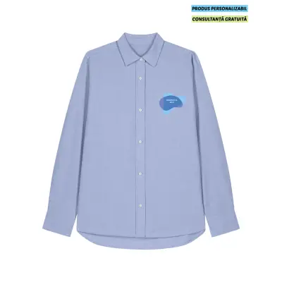 Camasa Dama Oxford Blue Oxford Personalizata