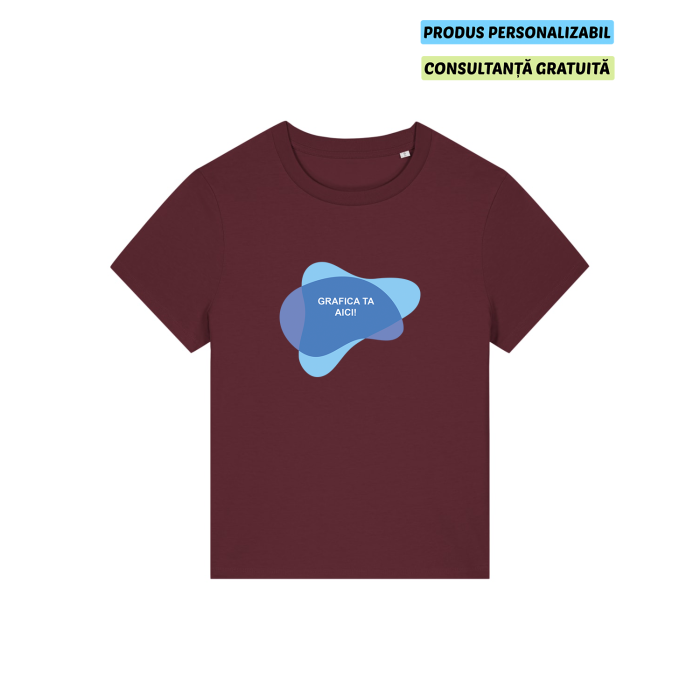 Tricou Dama Muser Burgundy Personalizat