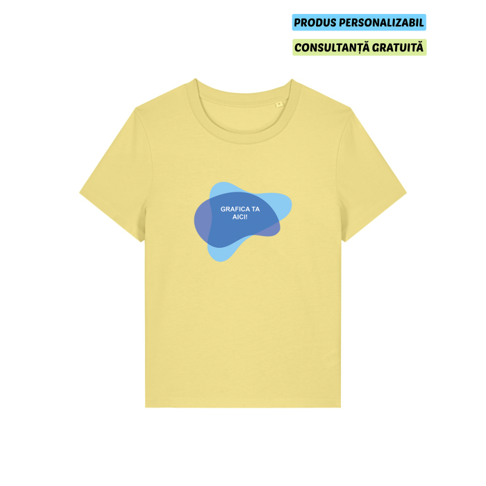 Tricou Dama Muser Viva Yellow Personalizat